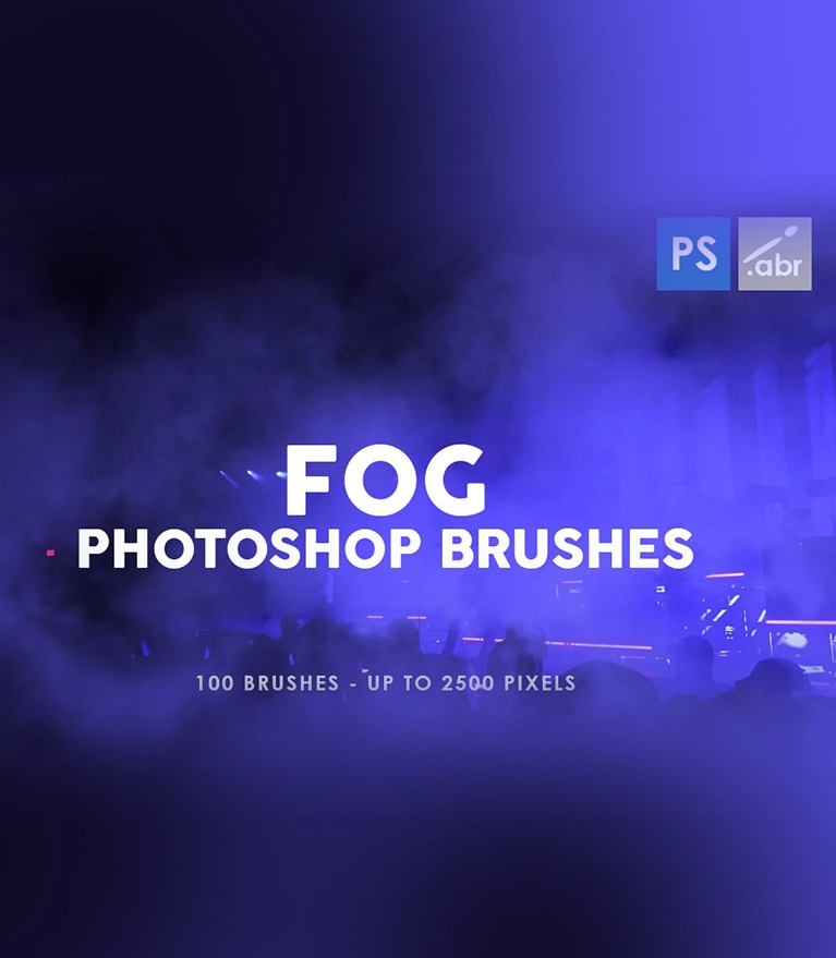 100 Fog Stamp Brushes for Photoshop